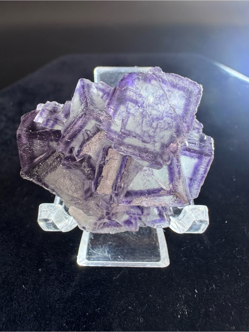 Flourite Purple Edge Huanggangliang Mine- Inner Mongolia - Picture 8 of 9